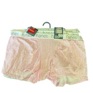 Hanes Originals 3 Pairs Cotton Stretch Boxer Briefs Underwear Size 9/2XL